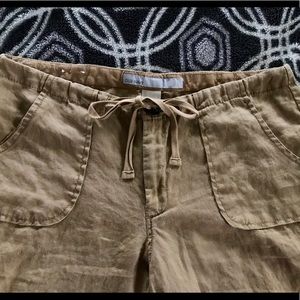Old Navy Tan Linen Pants